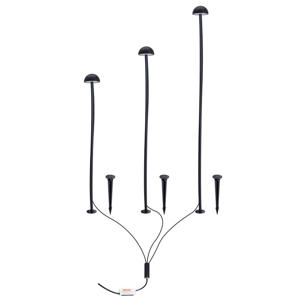 Arte Lamp Грунтовый светильник Motus A1081PA-3BK 