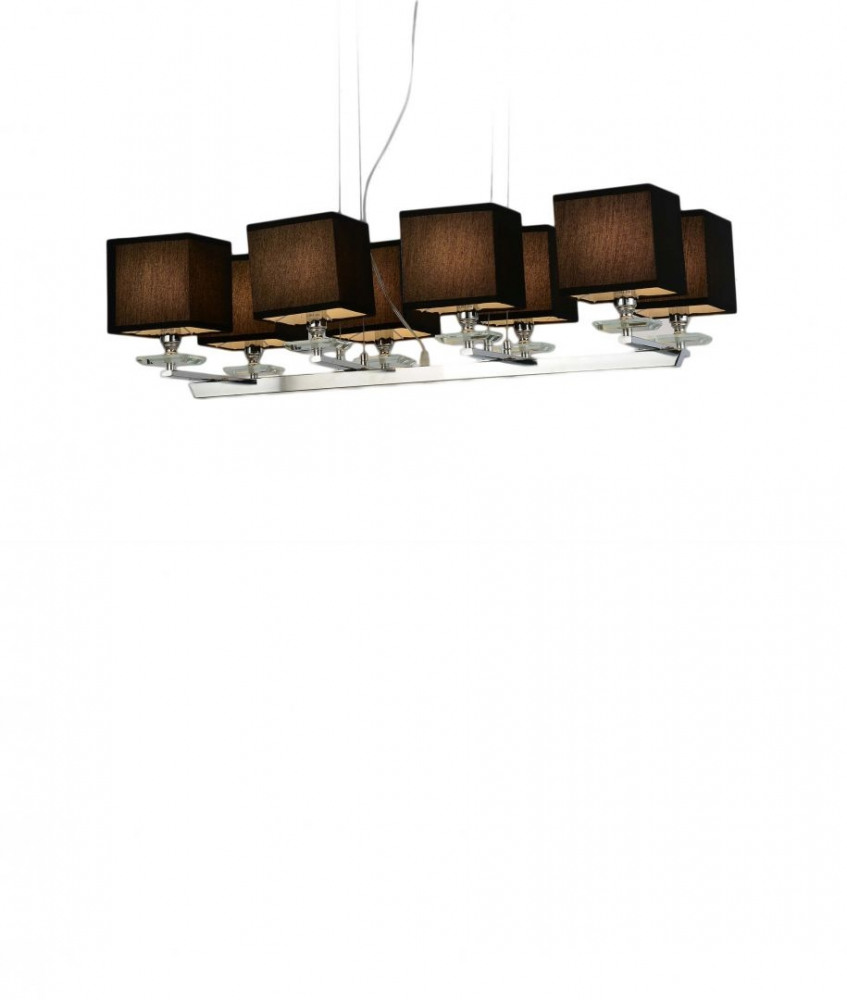 Lumina Deco Подвесная люстра Fianelo LDP 1248-8 BK 