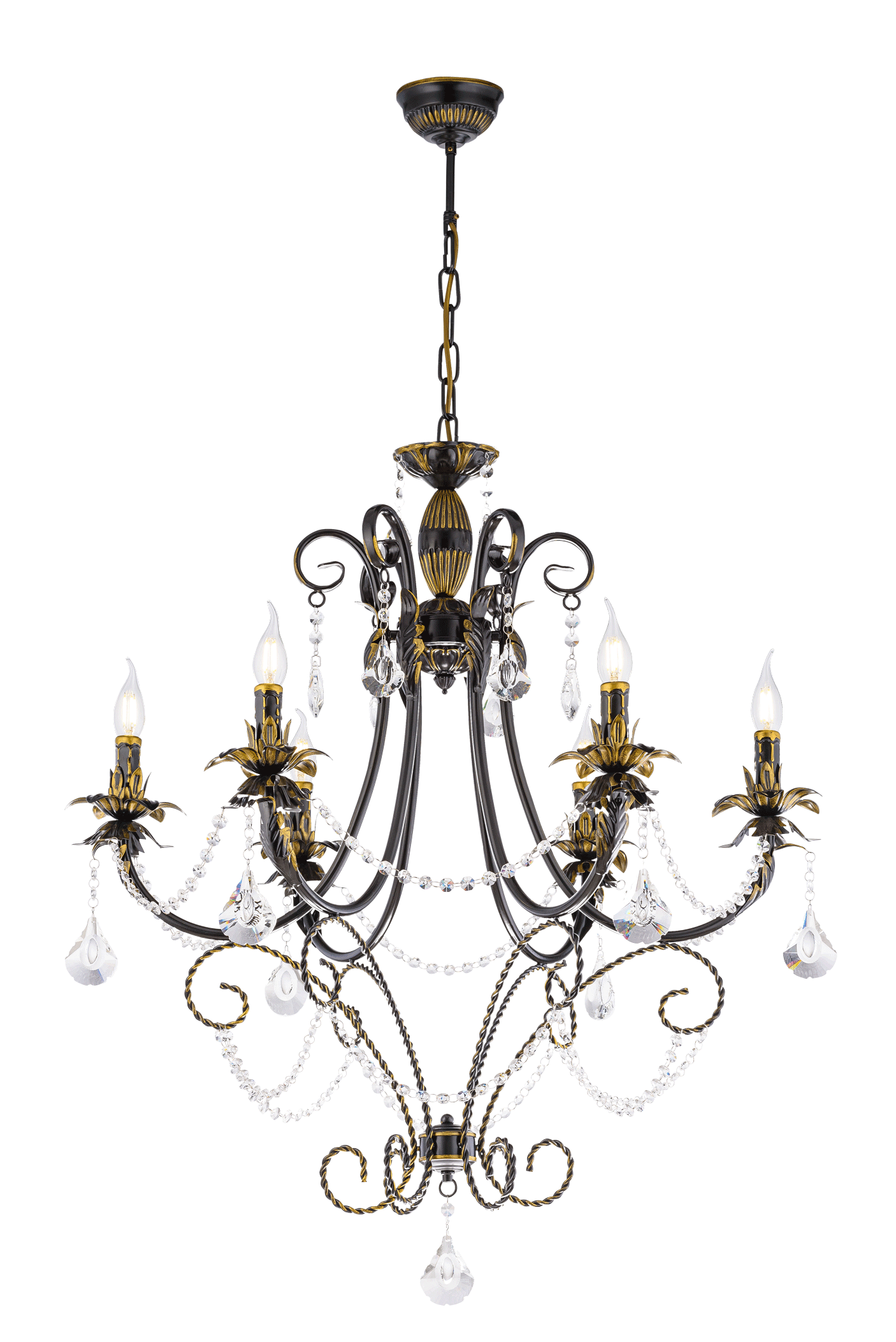 4737/6P BK (1) Люстра 