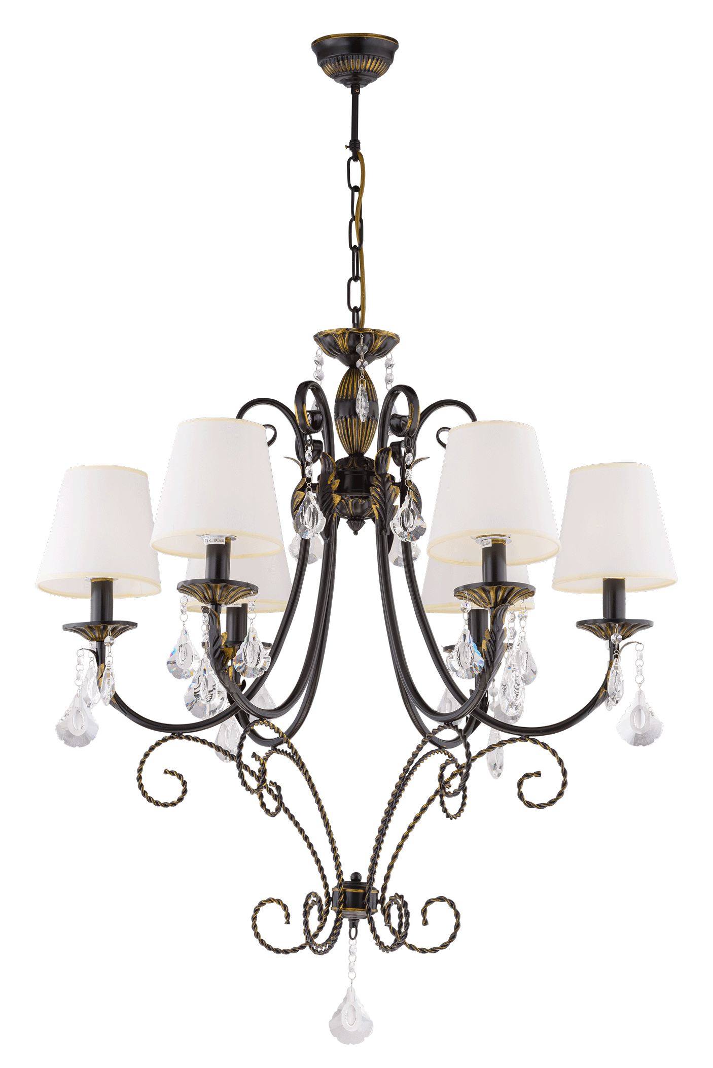 4737/6PD BK+WT (1) Люстра 