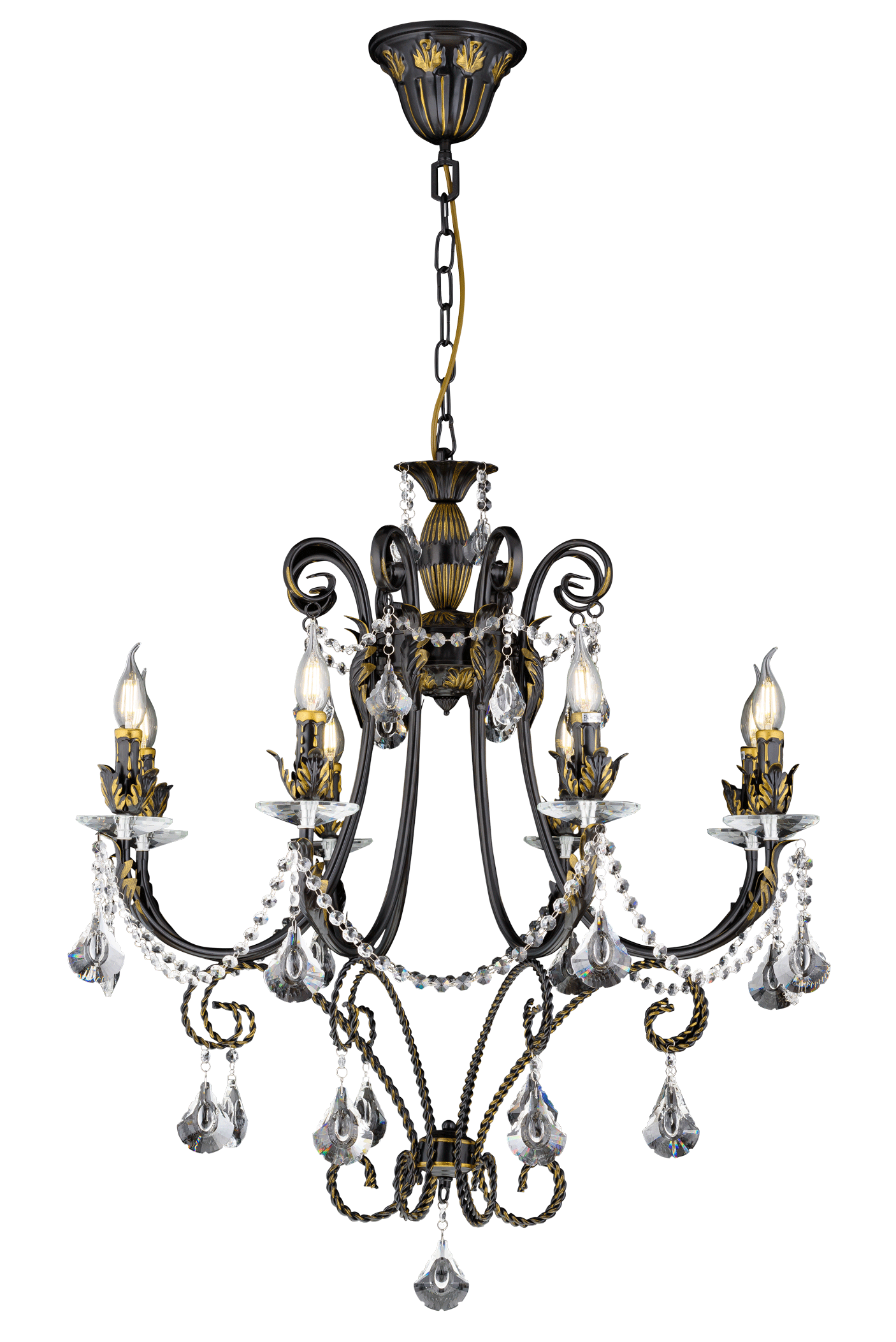 4737/8P BK (1/2) Люстра 