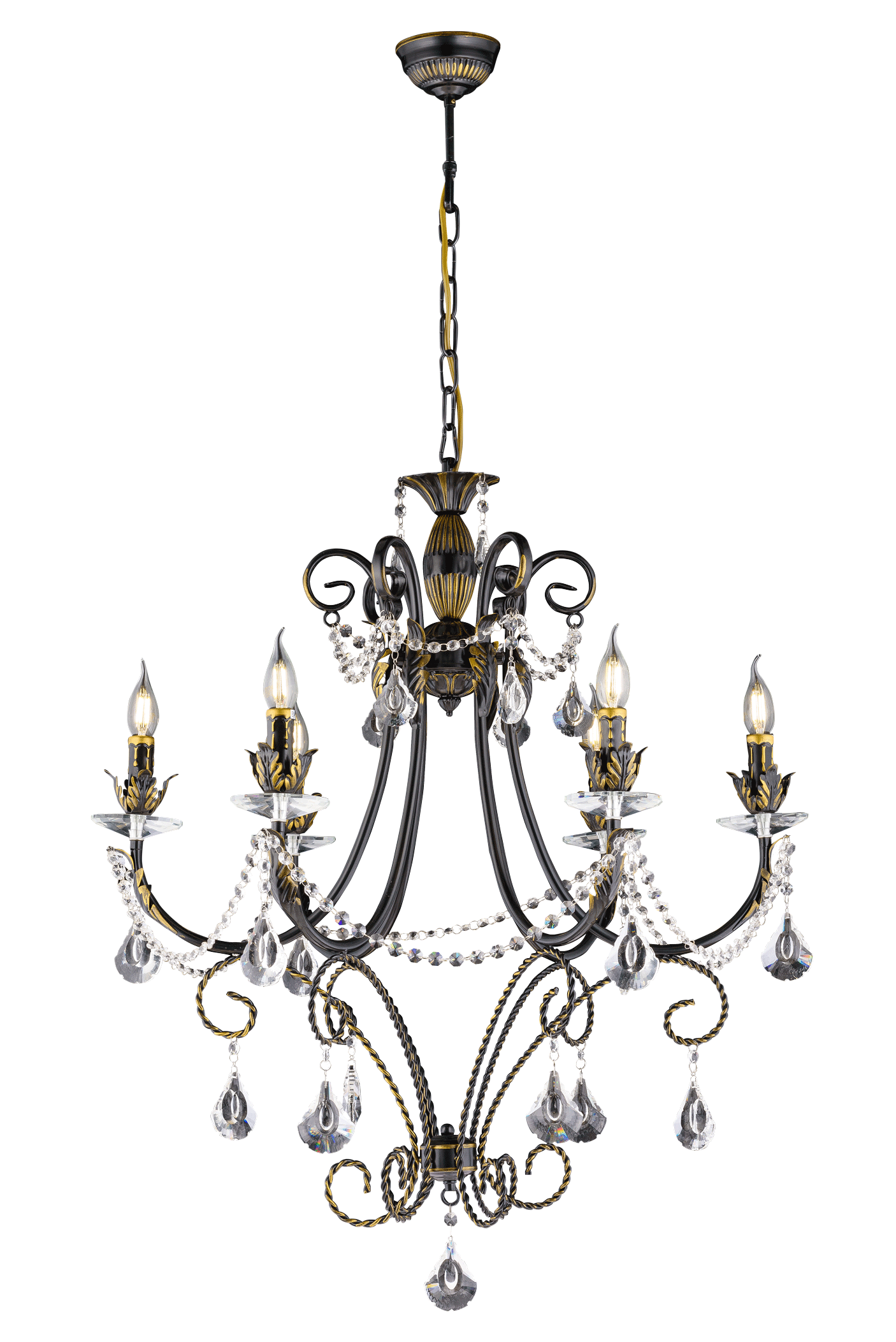 47371/6P BK (1) Люстра 