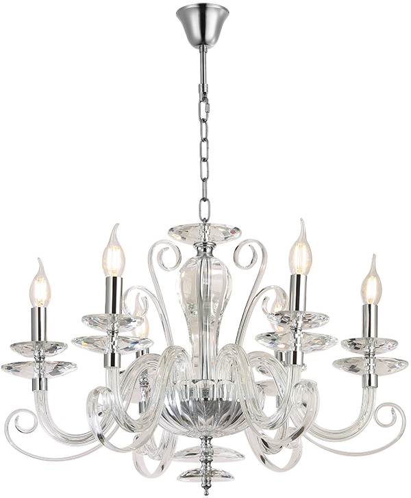 Newport Подвесная люстра 8570 8576/C chrome 