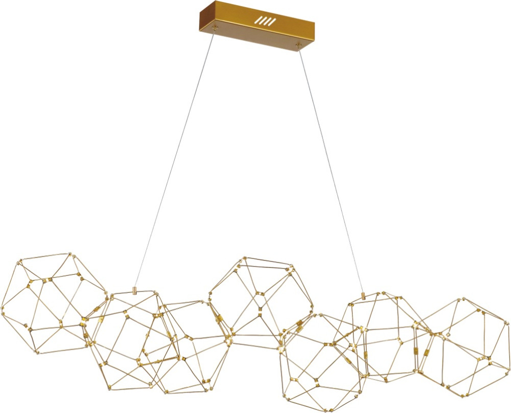 DeLight Collection Подвесная люстра Lucciola MD18001068-7A matt gold 