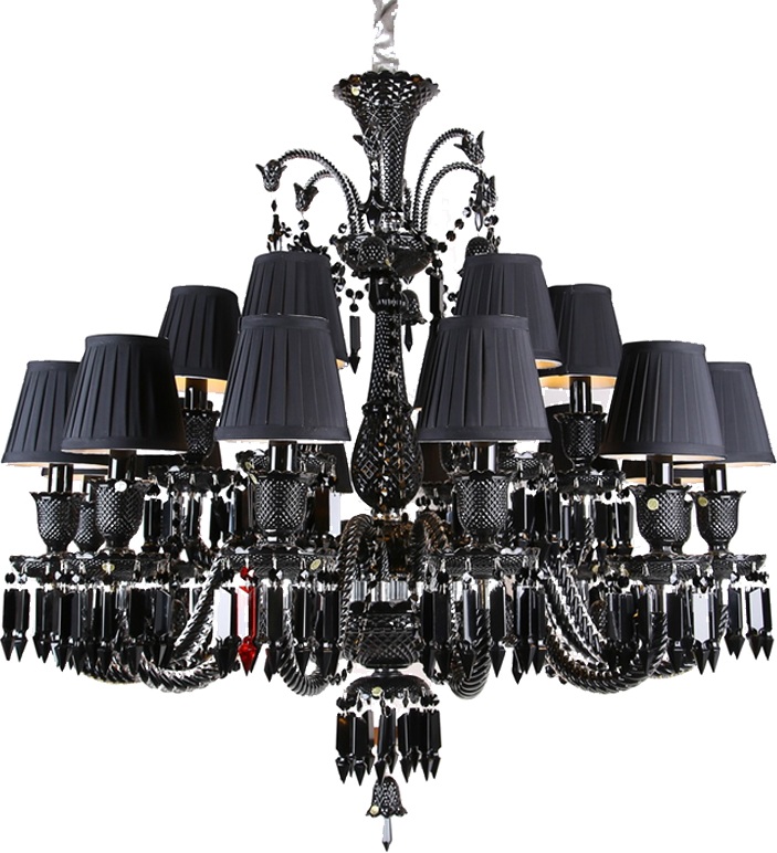 DeLight Collection Подвесная люстра Baccarat style ZZ86303BK-12+6 