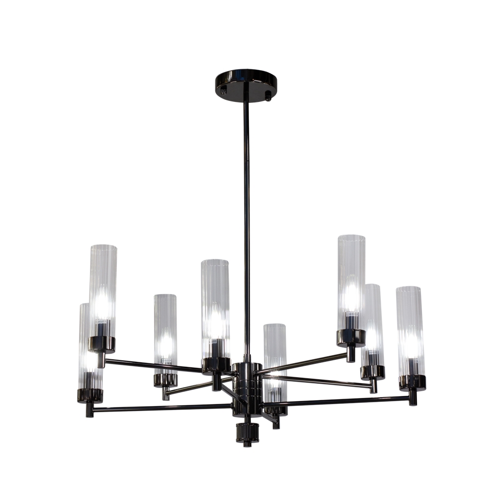 AM Group Подвесная люстра INDIGO INDIGO SP8 PEARL BLACK 