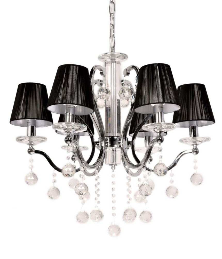 Lumina Deco Подвесная люстра Bellisica LDP 8033-6 BK 
