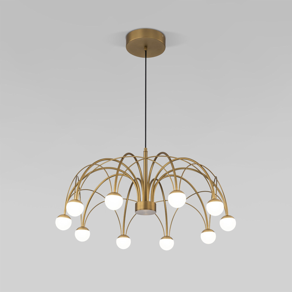 Eurosvet Подвесная люстра Ragno 90030/10 LED золото 