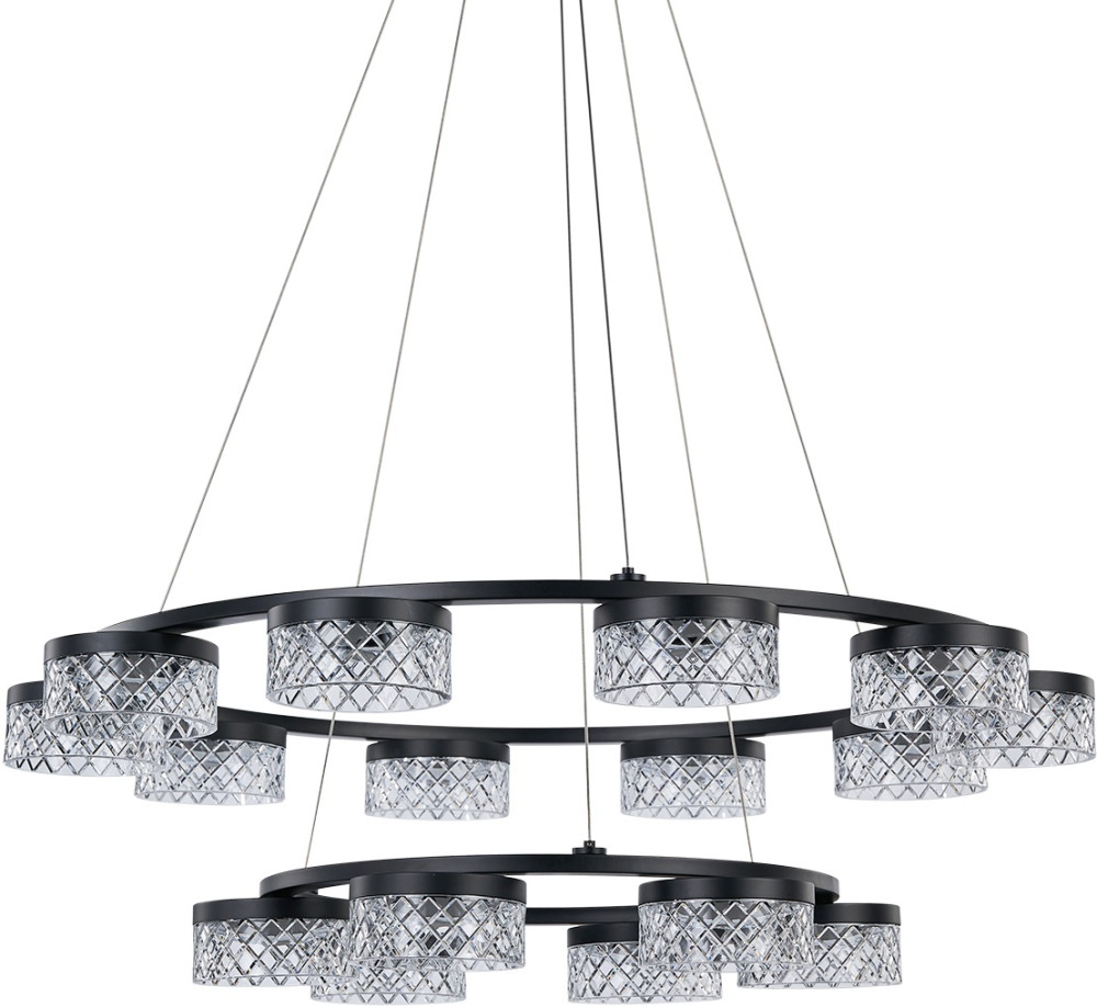 DeLight Collection Подвесная люстра Diamond cut MD21020075-16B matt black 