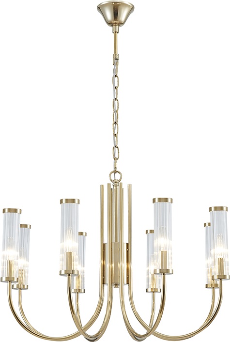 Newport Подвесная люстра 4550 4558/C gold 