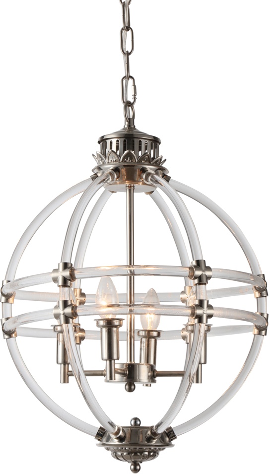 DeLight Collection Подвесная люстра Impero KM0766P-4 nickel 