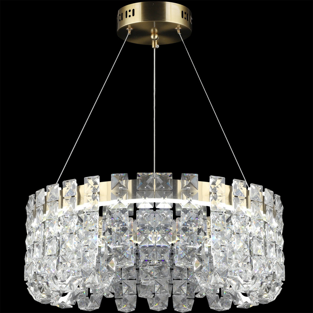 Reluce Подвесная люстра  02601-0.4-104W LED COP+CH 