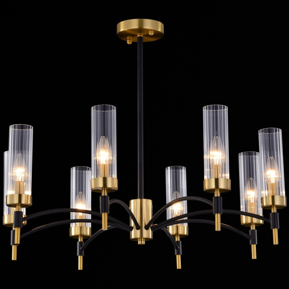 ILLUMICO Подвесная люстра  IL5177-8PLS-29 BRASS TUBO 