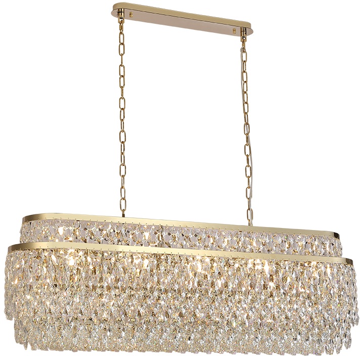 Newport Подвесная люстра 8530 8530/120 C oval gold polished 