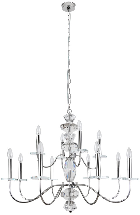 Newport Подвесная люстра 3870 3878+4/С nickel 