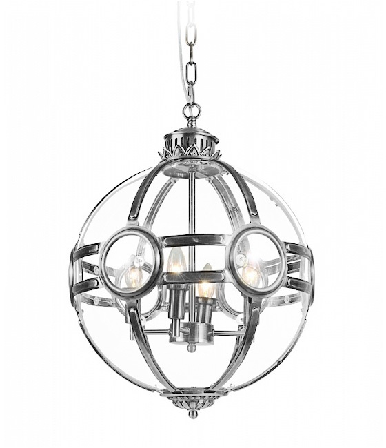 DeLight Collection Подвесная люстра Hagerty KG0516P-3 nickel 