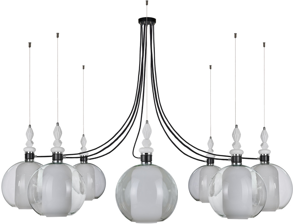 33 Идеи Подвесная люстра  PND182.07.17CH.003BL-M66TR 