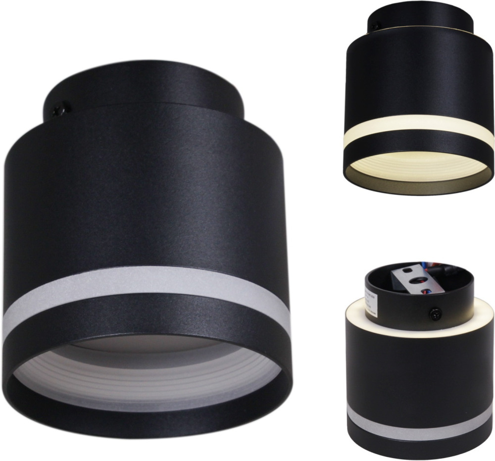 Reluce Точечный светильник  53001-9.5-001IL GX53+LED3W BK 