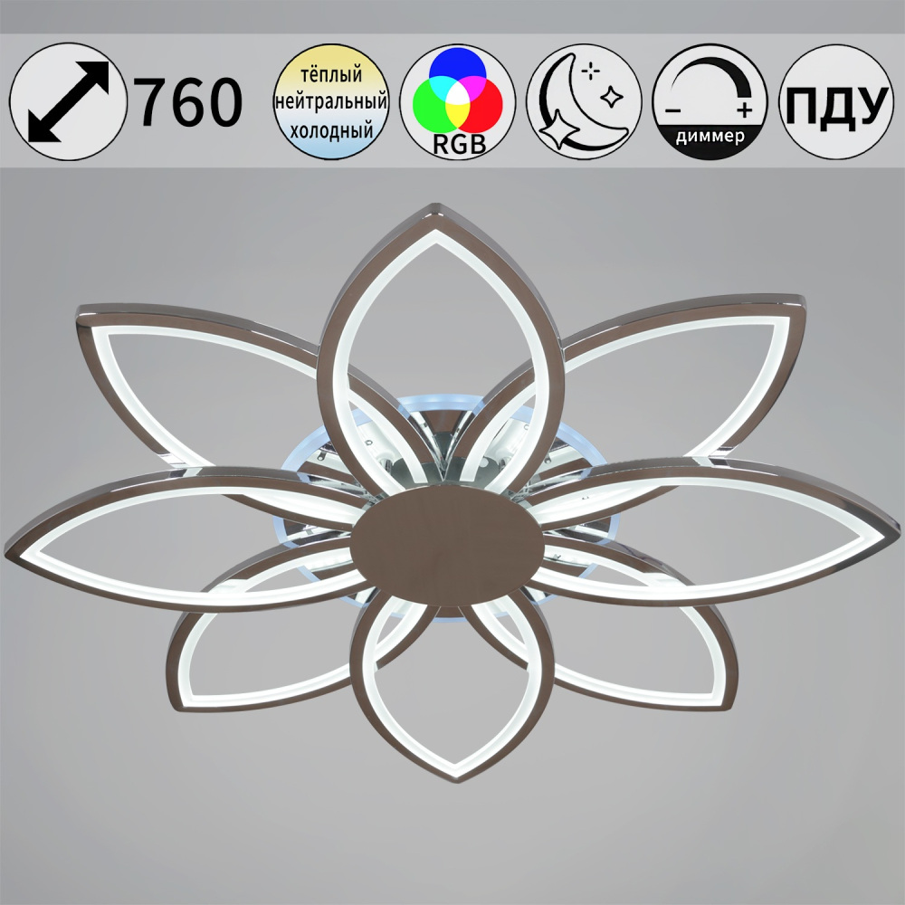 Reluce Потолочный светильник  09877-0.3-08 CR (RGB) 