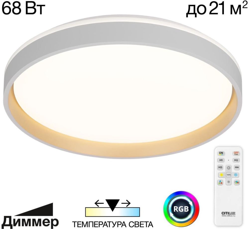 Citilux Потолочный светильник Enzo CL753450G 