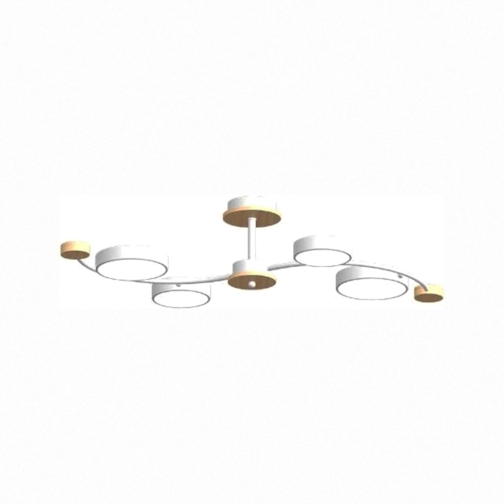 LED4U Потолочная люстра LED4U L3206-800 WH 