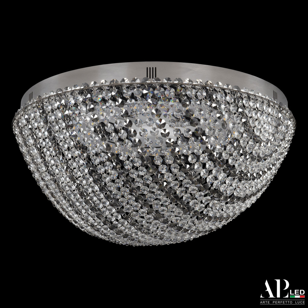 Потолочная люстра Sicilia SH501.2.50.R.LED-DIM.Ni.Clear.731 