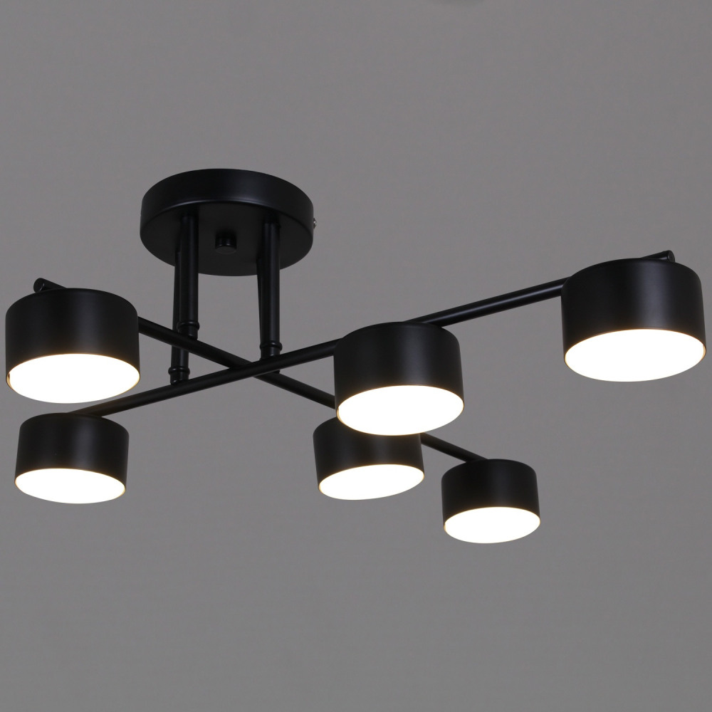 Reluce Потолочная люстра  03725-0.3-06 BK GX53 