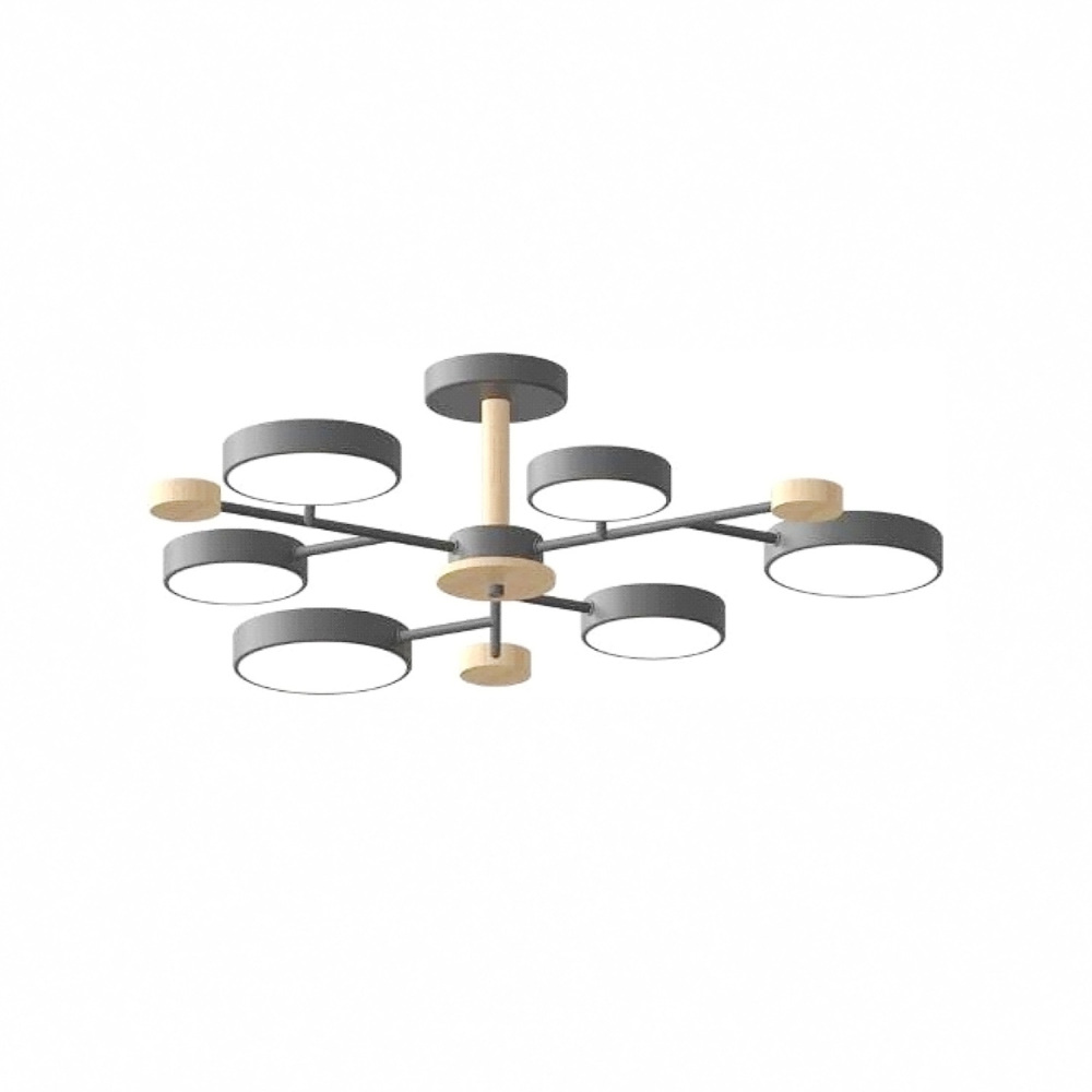 LED4U Потолочная люстра LED4U L3214-750 GR 