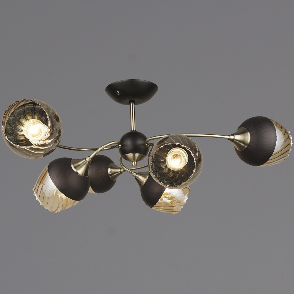 Reluce Потолочная люстра  04250-0.3-06 BK+AB 