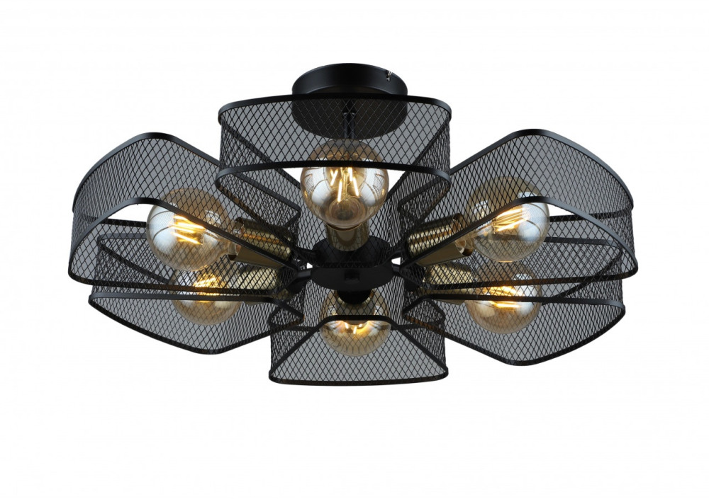 Потолочная люстра  MD.5460-6-S-BK+COP 