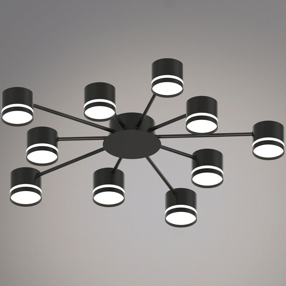 Reluce Потолочная люстра  06730-0.3-10 GX53 BK 