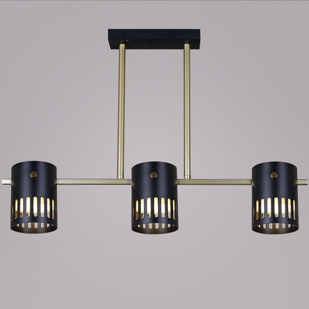 Reluce Потолочная люстра  06675-0.3-03 GD+BK GX53 