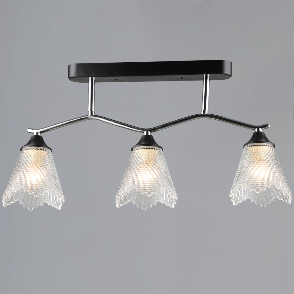 Reluce Потолочная люстра  77320-0.3-03 CH+BK 