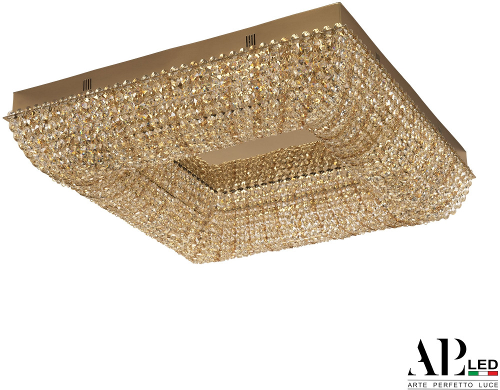 APL LED Потолочная люстра Sicilia SH603.2.60.R.Gd.3000.Clear.721 