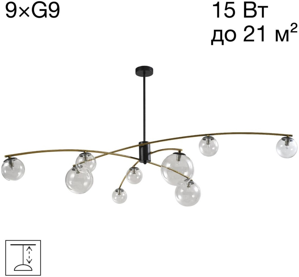 Citilux Потолочная люстра Fisher CL218193 