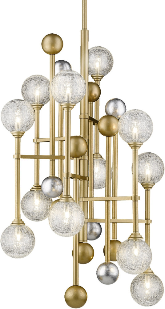 DeLight Collection Потолочная люстра Fluxus P68084-12 gold 