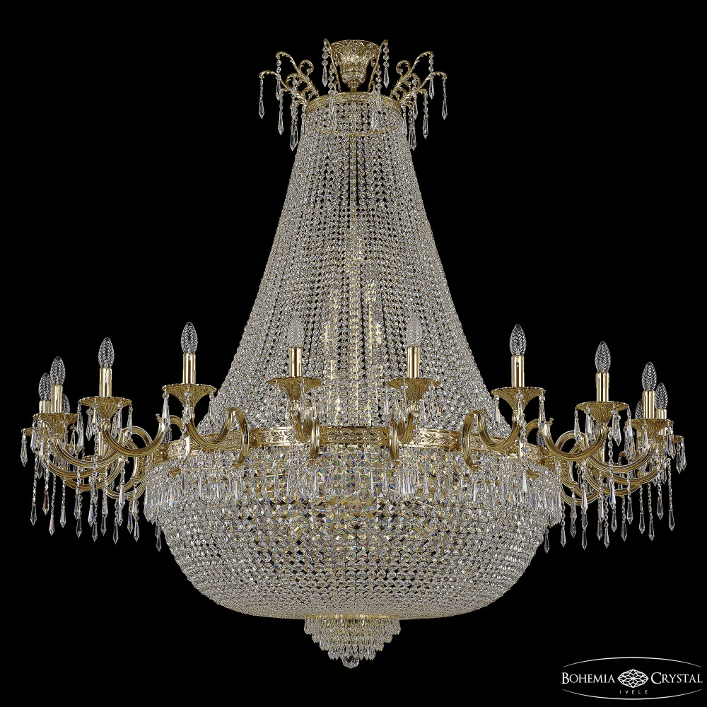 Bohemia Потолочная люстра 2227 2227H210/20/160IV/Y1 G 