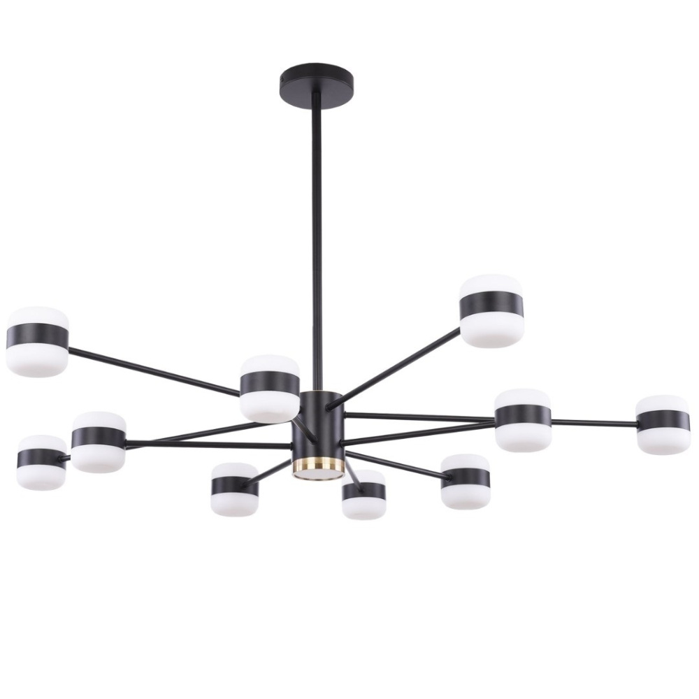 APL LED Потолочная люстра Ferrara 3307.6296-10 Black 