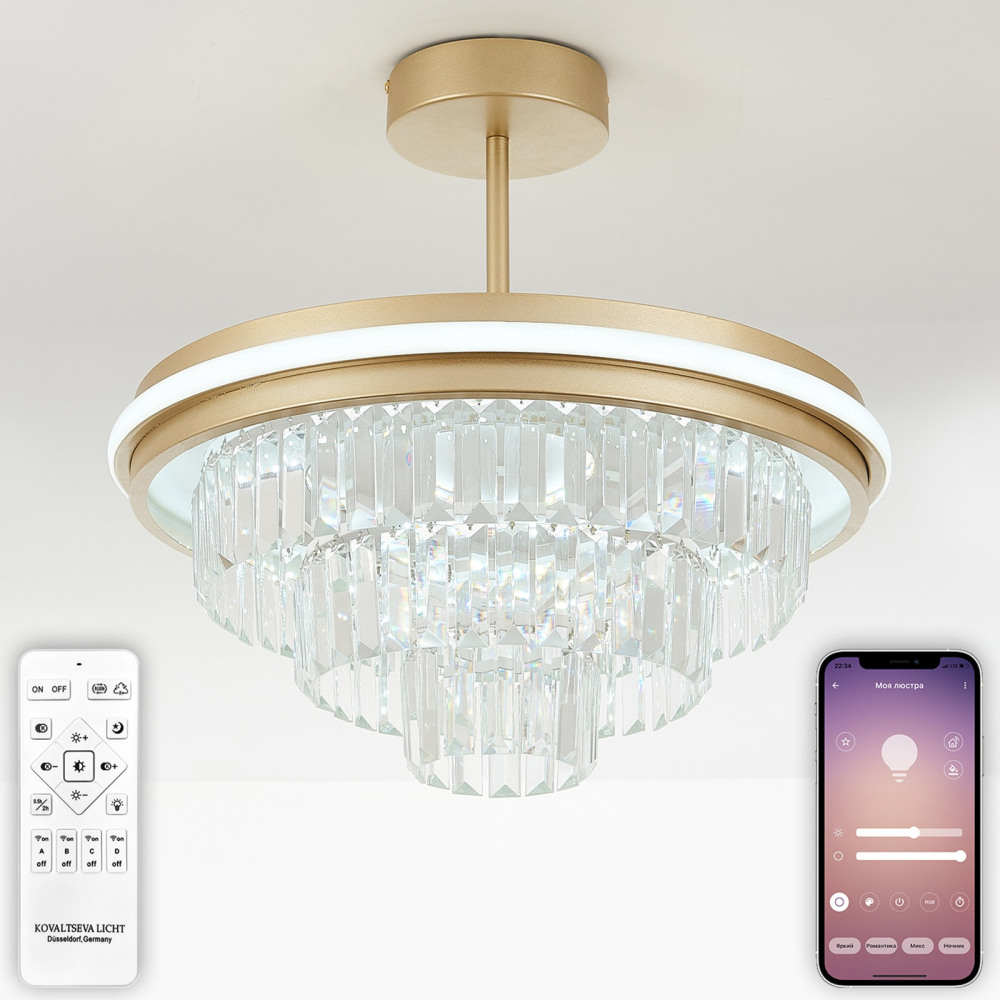 Потолочная люстра Crystal LED LAMPS 81115/3C 