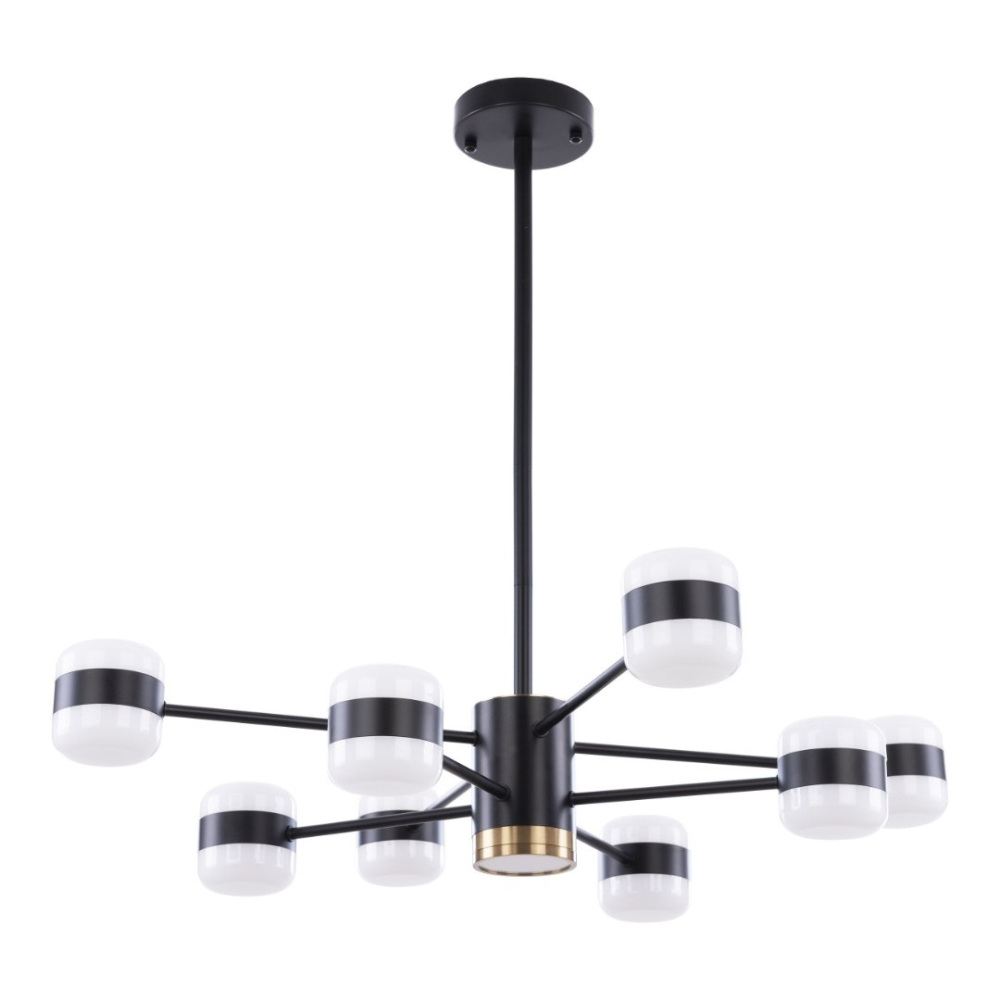 APL LED Потолочная люстра Ferrara 3307.6296-8 Black 