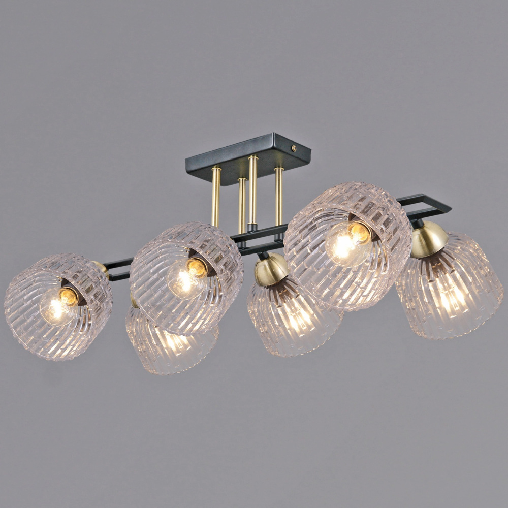 ILLUMICO Потолочная люстра  IL0794-6SQ-25BKAB ELITE 