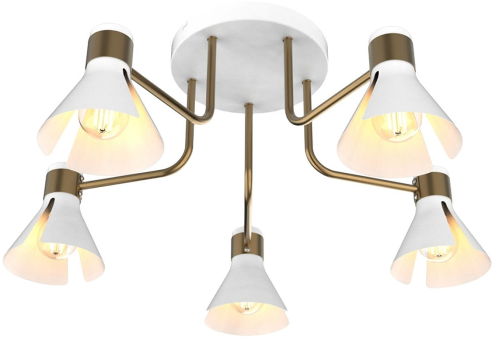 Imex Потолочная люстра  MD.8312-5-S-WH+AB 