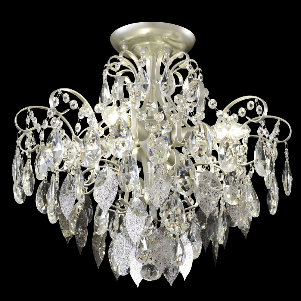 Crystal Lux Потолочная люстра Esmiralda ESMIRALDA PL4 SILVER 