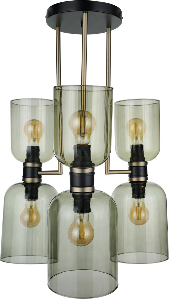 33 Идеи Потолочная люстра  CHN901.03.AMB17.ABL-M67GC 