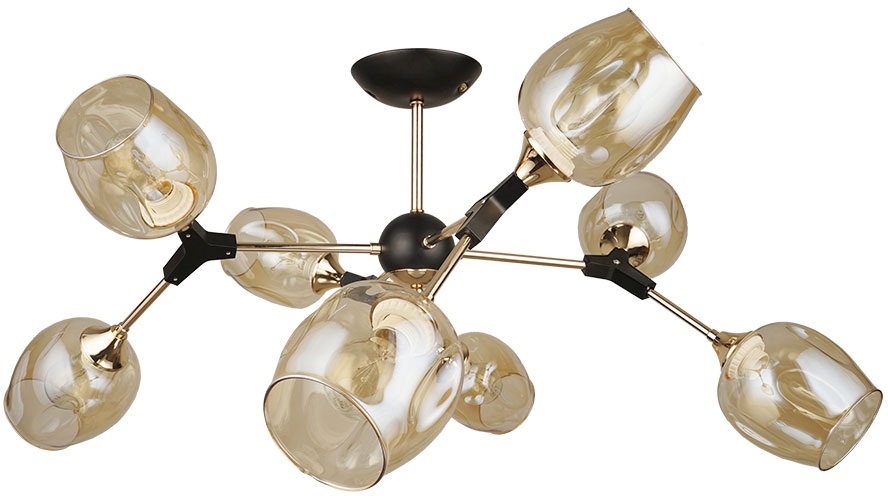 Arte Lamp Потолочная люстра Seppia A4211PL-8BK 