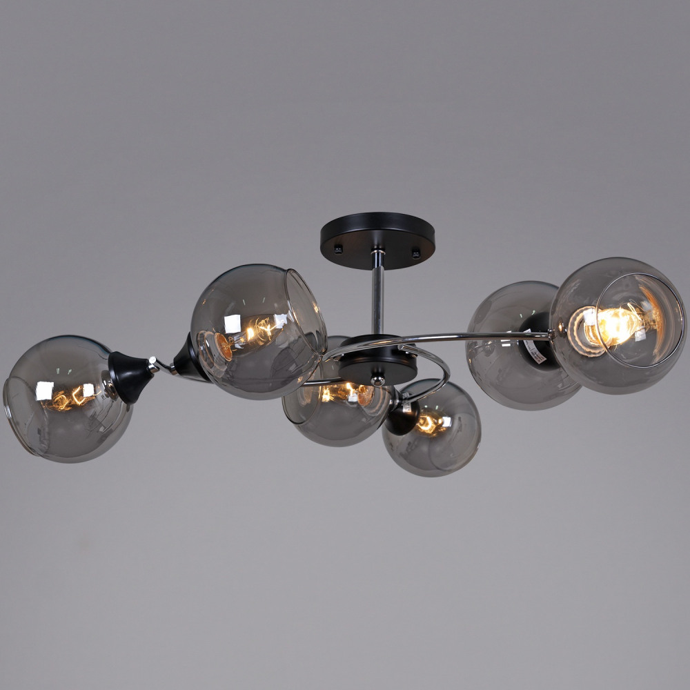 Reluce Потолочная люстра  02288-0.3-06 BK+CH 