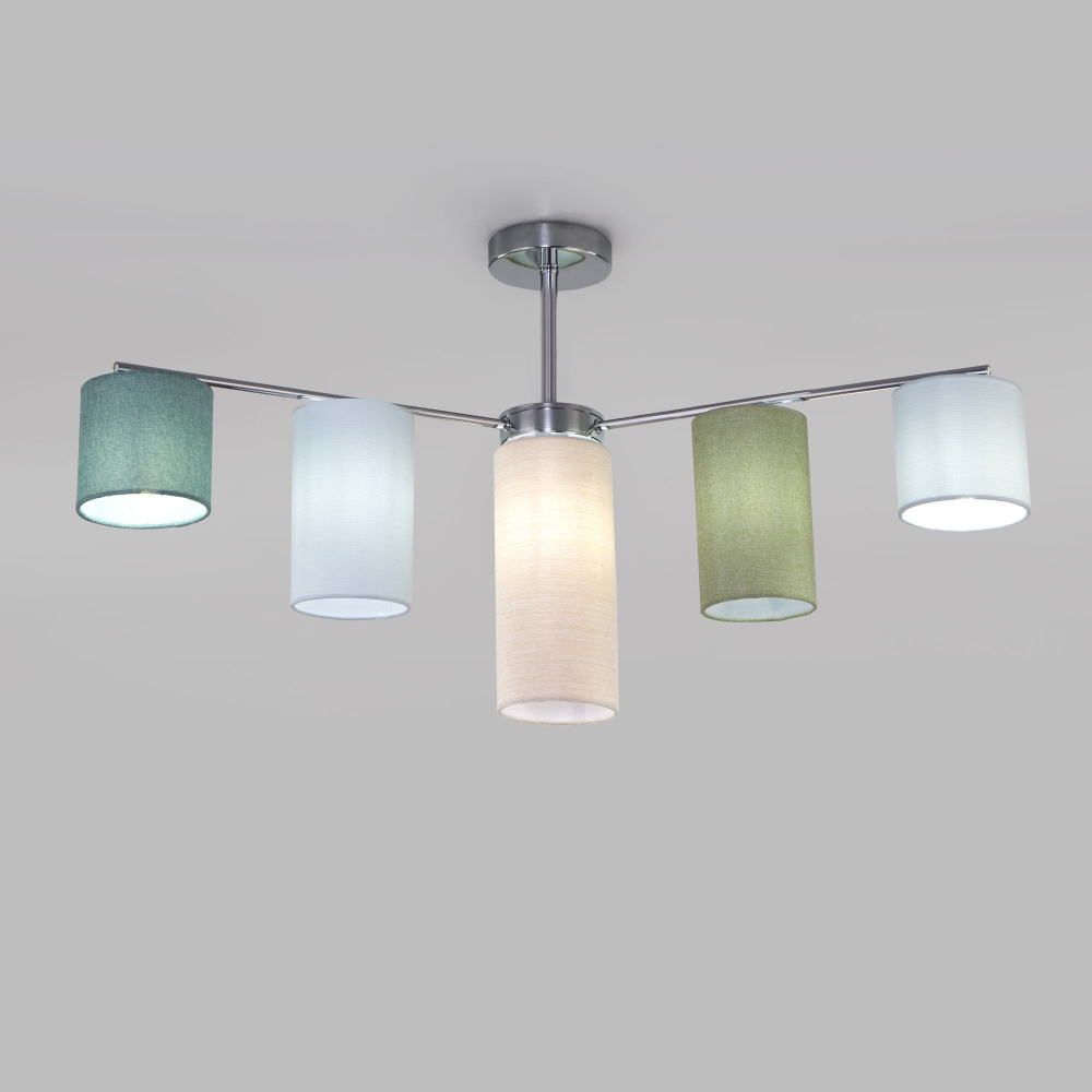 Eurosvet Потолочная люстра Pastel 60151/7 хром 