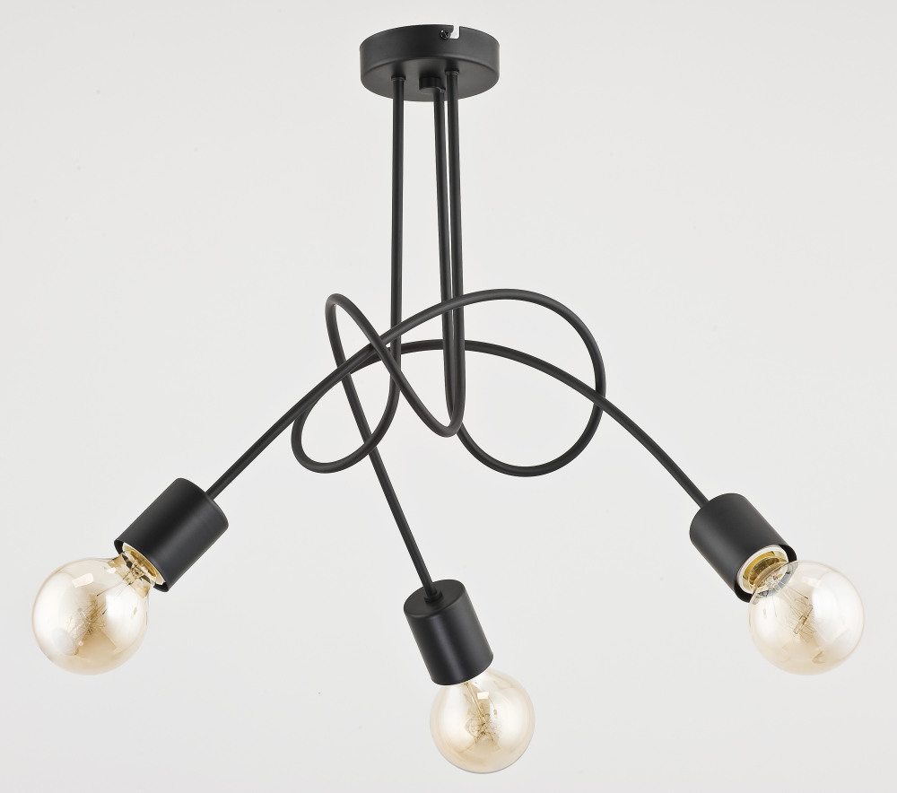 Adilux Потолочная люстра TANGO BLACK 23173 