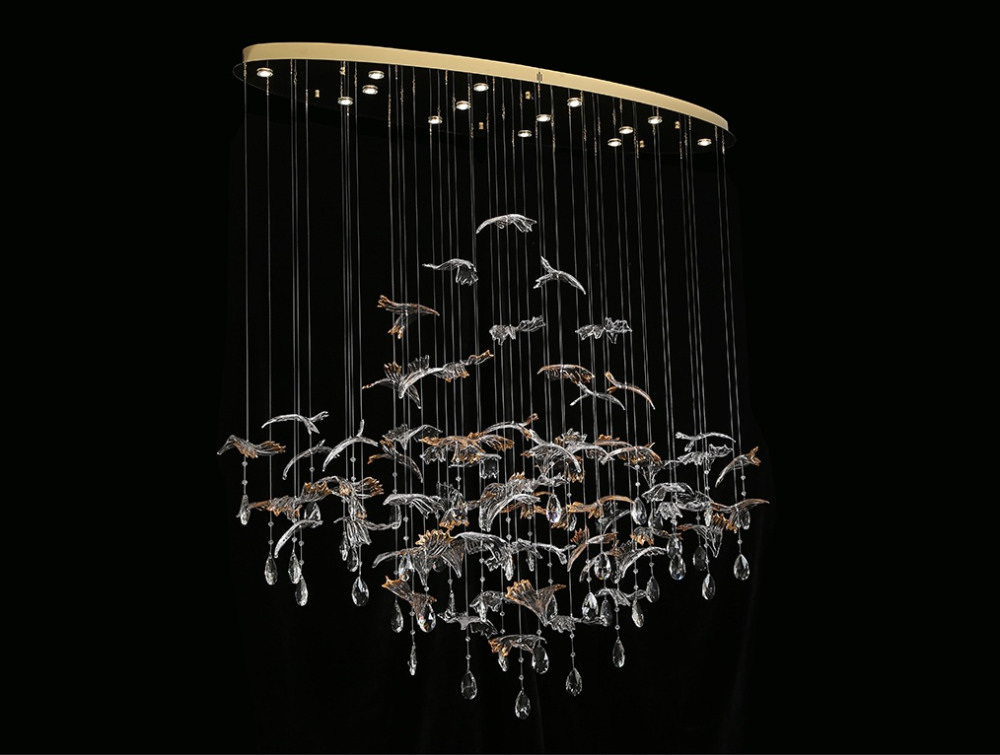 Newport Потолочная люстра 8200 8220/140 С oval gold polished 