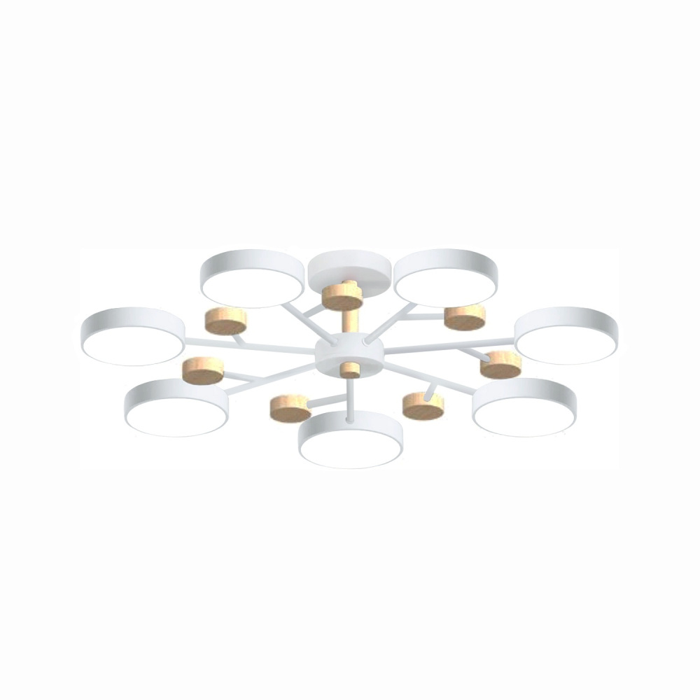 LED4U Потолочная люстра LED4U L3205-800 WH 